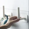 Self-Adhesive Tissue & Dishcloth Holder | Wall-Mount Storage Organizer for Kitchen, Bathroom & Laundry