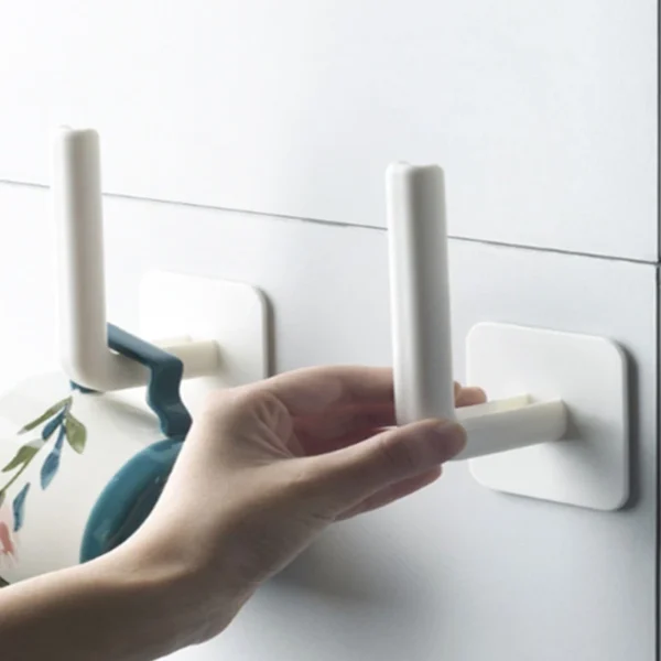 Self-Adhesive Tissue & Dishcloth Holder | Wall-Mount Storage Organizer for Kitchen, Bathroom & Laundry