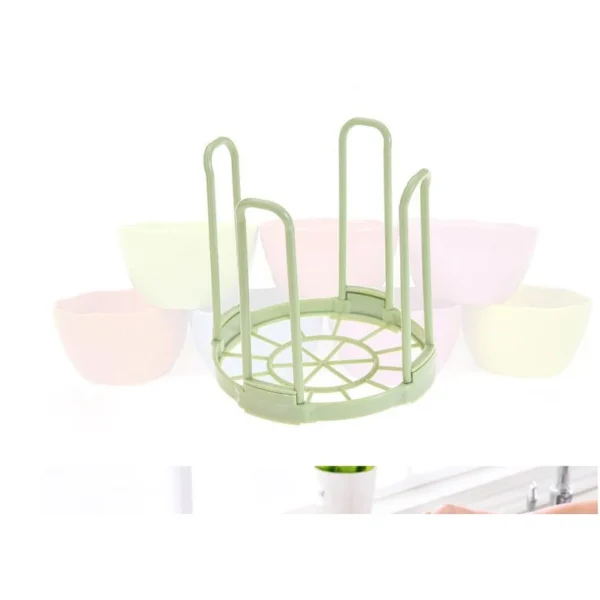 Creative Plastic Dish Rack | Kitchen Tableware Storage & Drain Shelf | Cutlery Organizer Rack