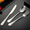 Stainless Steel Cutlery Set | Fork, Spoon & Knife Set | Dessert Spoon & Tableware Set
