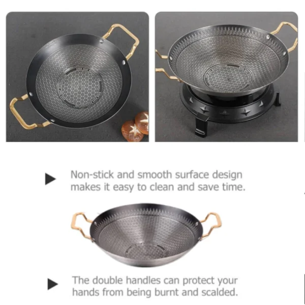 my-11134207-7r98r-lx3ijwbr7ckqeb.webp Korean High Quality Non-Stick Deep Frying Wok | Multi-Purpose Cooking Wok Pan