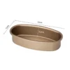 BF 23cm Oval Non-Stick Cake Pan | Carbon Steel Cheesecake & Bread Loaf Mold | Pie Tin Baking Tray