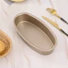 BF 23cm Oval Non-Stick Cake Pan | Carbon Steel Cheesecake & Bread Loaf Mold | Pie Tin Baking Tray