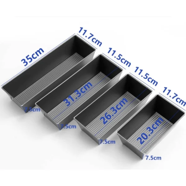 Non-Stick Toast & Bread Loaf Pan | Carbon Steel Baking Tray | Durable Cake & Bread Mold