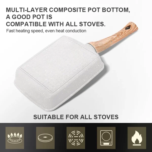 my-11134207-7rasg-m8r148g8eek42f.webp SUPVIBE 35cm Japanese Tamagoyaki Pan | Non-Stick Square Frying Pan | Egg & Pancake Breakfast Pan | All Stove Compatible