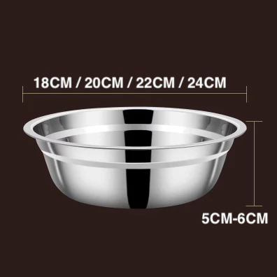 my-11134207-7rask-mac459qo22r6bc.webp Stainless Steel Round Plates 18/20/22/24cm | Dinner Plates BBQ Trays Food Serving Plates POH P0790