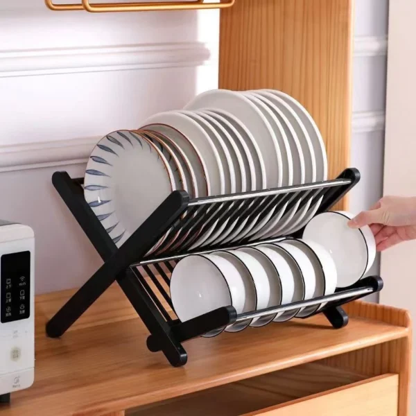 Emika Choice Portable Dish Rack | Multi-Scene Kitchen Organizer | Home Storage Rack