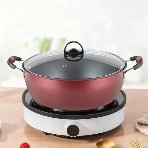 my-11134207-820l8-mj6ql1gvb5l07d.webp Diamond Iron Soup Pot | Stock Pot | Induction & Gas Stove Compatible Cooking Pot