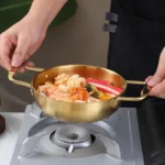 my-11134207-820ld-mhizmtnivshu87.webp Stainless Steel Ramen Noodle Hot Pot | Korean-Style Seafood Soup Cooking Pot with Handles