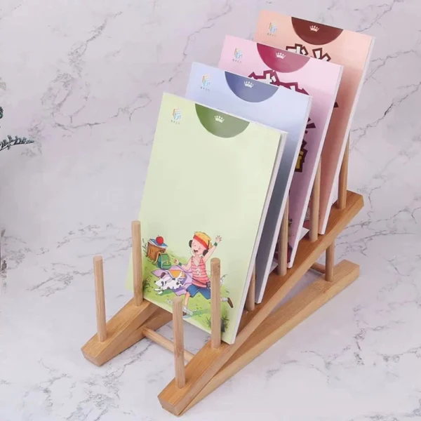 Bamboo Wooden Dish Rack | Sink Plate Rack & Tray | Kitchen Dish Holder
