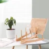 Bamboo Wooden Dish Rack | Sink Plate Rack & Tray | Kitchen Dish Holder
