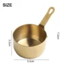 100ml Stainless Steel Mini Saucepan | Small Milk Pot & Gravy Pot | Mini Cooking Pan