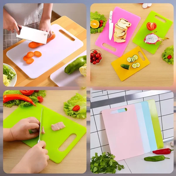 Multipurpose Plastic Cutting Board | Anti-Slip Chopping Board | Kitchen Gadget