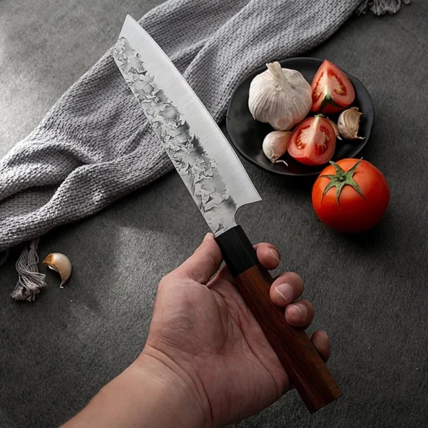sg-11134201-7rbna-lmneyz2rcpx5be.webp Japanese Style Forged Chef Knife | Kitchen Cutting Knife | Cleaver & Fruit Knife