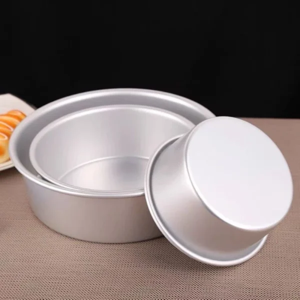 sg-11134201-7rcdg-lsntsceqs0iy65.webp Stock Aluminum Alloy Round Cake Pan | 4/6/8/10-inch Fix Base | Anodized Baking Mould Bakeware