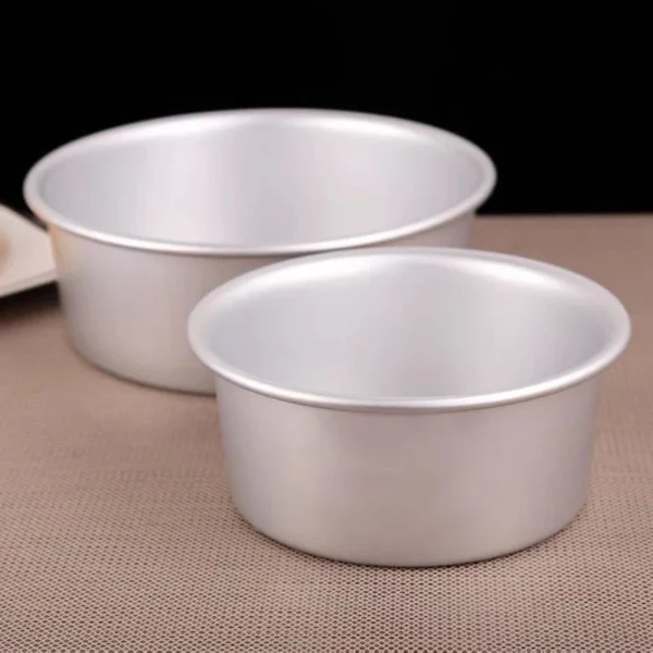 sg-11134201-7rcf9-lsntsbnjvsppee.webp Stock Aluminum Alloy Round Cake Pan | 4/6/8/10-inch Fix Base | Anodized Baking Mould Bakeware