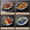 304 Stainless Steel Cooking Pan with Glass Lid | Durable Panci Stainless Steel