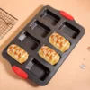 8-Mold Non-Stick Baking Tray | Mini Loaf Pan | Toast, Muffin & Cupcake Mold | Oven Baking Tool