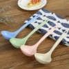 Long Handle Soup Spoon | Wheat Straw Large Soup Ladle | Lightweight Kitchen Serving Spoon