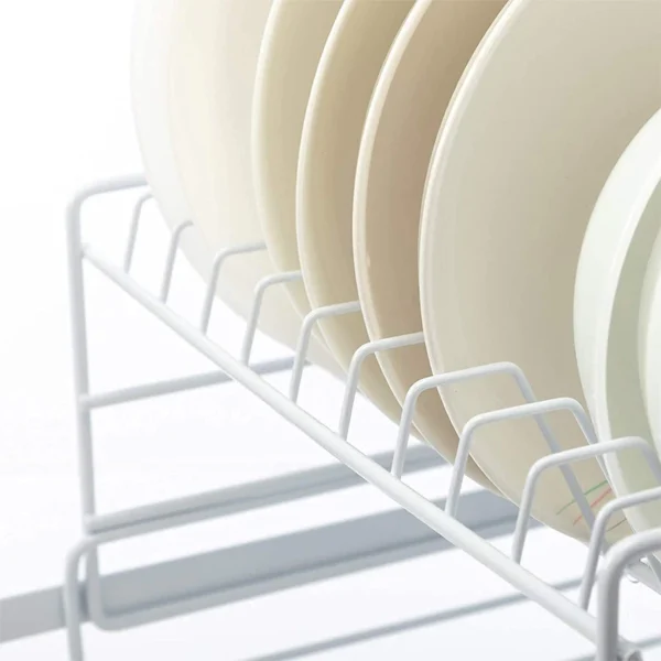sg-11134202-7rd5z-lvtzey5cylbq67.webp Japanese Style Double-Layer Dish Rack | Kitchen Utensil & Cutlery Organizer | Plate & Bowl Storage Drainer