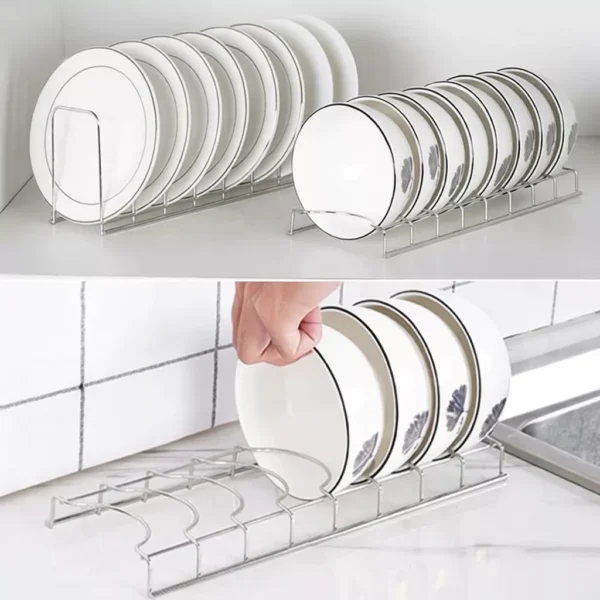 304 Stainless Steel Kitchen Shelf | Dish Rack & Cutlery Organizer | Water Filter & Storage Rack