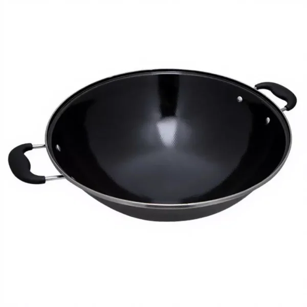 sg-11134253-824ji-meifnnxqwsuc10.webp DESSINO Black Enamel Wok | Thick Cast Iron Kuali | Dual Handle Heavy Duty Cooking Wok